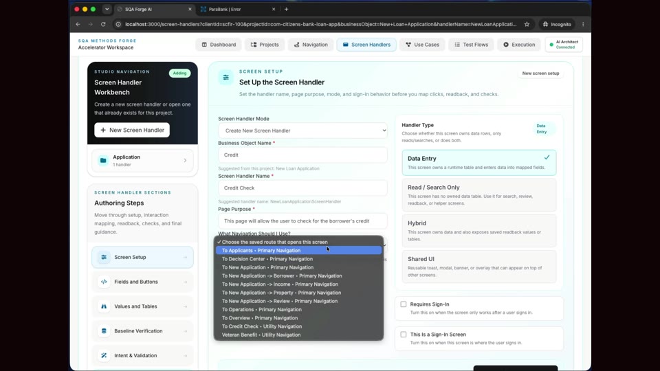 Forge Screen Handler workspace